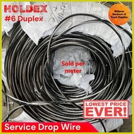 ∪ ☢ ◸ Service Drop Wire #6/7 Duplex Sold per meter