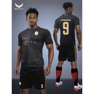2122 Bayern Munich Black Football Jersey Black Away Jersey Kane Adult Football Jersey Suit Team Unif