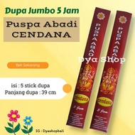 Jumbo sandalwood incense glows 5 hours