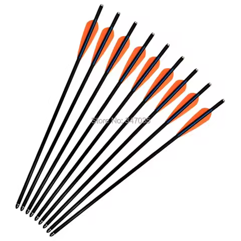 24 pcs 20 inch crossbow bolts fiberglass arrow 8850# insert removable bullet point shooting archery 