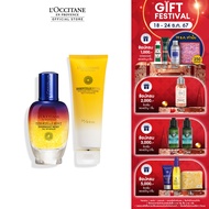 LOccitane Immortelle Reset 50 ml and Divine Cleansing Cream-In-Foam 125ml ล็อกซิทาน พรีเซรั่มและโฟมล