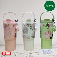 Flower Series Stainless Steel Tumbler 710ml Sus 316 - Heat and Cold Resistant