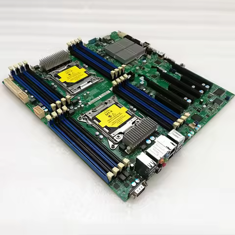 high quality X9DAi Dual way Server Motherboard ECC DDR3 LGA2011 PCI-E 3.0 SATA3 USB 3.0