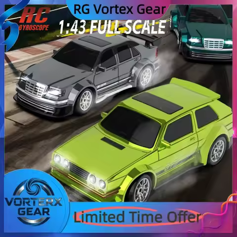 Vortex Gear 1:43 Full Scale Remote Control Drift Car Rc Racing Classic Old Car With Gyroscope 4wd En