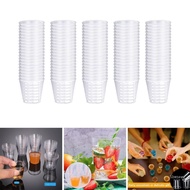 Shwnee 100Pieces 30ml Shots Cups for Party Clear Shot Cups Strong Durable Cups