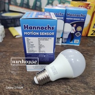 Hannochs bohlam lampu LED sensor gerak hannochs motion sensor