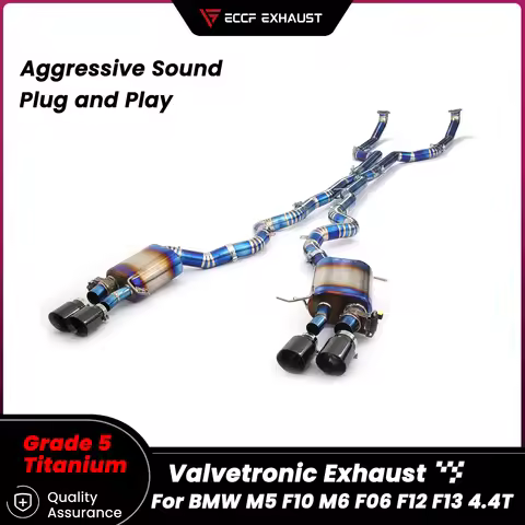 Aggressive Exhaust Sound TItanium Valvetronic Exhaust Catback Exhaust for BMW M5 F10 M6 F06 F12 F13 