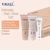 Intimate Whitening Hair Clear Set for Intimate Care/Cream + Soothing Gel 100ml/Hair removal