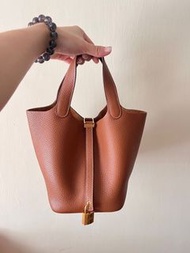 Hermes Picotin 18 金金