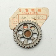 GEAR GER TRANSMISSION GEAR TRANSMISSION 33T HONDA S90 SL90 CL90 CT200 CT90 NOS JAPAN 23421-028-000 O