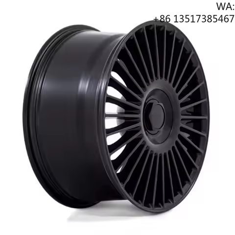 Black Multiple Spoke Design Full Size 17" 18" 19" 20" 22" Rims Pcd 5x112 5x130 T6061 Forged Alloy Wh