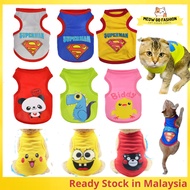 Baju Kucing Pet shirt apparel clothes summer Dog Cat Kitten