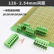 JM128-2.54/3.5/3.81/5.0/5.08/7.5 Screw Type PCB Terminal Can Be Spliced Green
