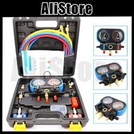 ALi Gas Meter Manifold Gauge R32 R410a R134A R22 R404a Gas Aircond Kereta Rumah  Refrigeration Air C