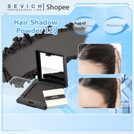 SEVICH Hair Shadow Powder Waterproof Hairline Powder 12g
