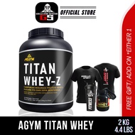 Agym Nutrition Whey Protein Titan Whey Halal Whey Supplement Protein Shake Titan Whey(2Kg/66Serving)