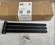 BGI Laier 黑色不鏽鋼三層旋轉毛巾架（全新）