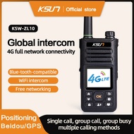 KSUN ZL10 4G LTE gps Network Radio Zello Walkie Talkie Phone 4800mAh Battery Ham POC Radio