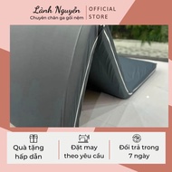 3-fold mattress cover with double-sided elastic fabric with patterns of all sizes - LanhNguyenShop