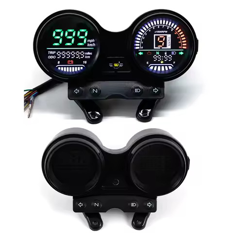 Speedometer For YBR 125 Motorcycle Odometer Digital RPM USB Charge Waterproof for Ybr125 Moto Gauge 