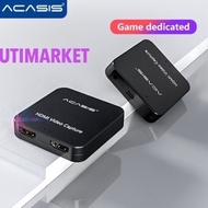 FREE SHIPPING - Acasis hdmi capture video support 4k full hd 60 fps