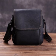 Men's Genuine Leather Sling Bag - Genuine Leather Sling Bag - Leather Bag