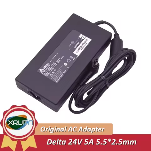 Original Delta ADP-120XH B AC/DC Adapter 120W 24V 5A Laptop Charger 5.5*2.5mm