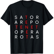 Adult T-Shirt Tenet Sator Square Sentence Palindrome I Movie Sign Poster T-Shirt Fashion Tops for Bo