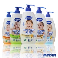 Drypers Baby Head to Toe (650ml) - 5 Variants