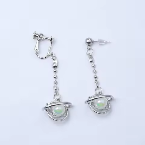 Mashle: Magic and Muscles Mash Finn Lance Crown Earrings Anime Peripheral Cosplay Ear Clips Ear Hole