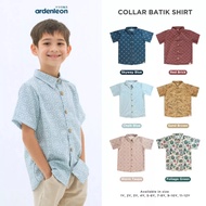 KEMEJA ARDENLEON Boys' Shirt Top Collar Batik Shirt ASOKA