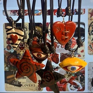 Goth Necklace Clay || Gothic Clay Necklace