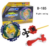 Beyblade Burst B-185 Vanish Fafnir Tapered Kick-3 Metal Spinning Top Gyro Starter Bey Blades Bay with Ripcord Launcher Grip Set