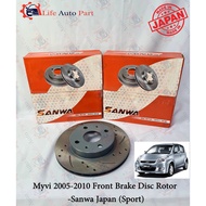 Sanwa Japan Brake Disc Rotor Perodua Myvi 2005-2010 -Sport (2 PCS)