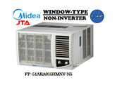 Midea 1.5 HP Window Type Non Inverter Aircon - FP-51ARA015HMNV-N5