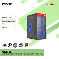 EasyPC | Neutron 165-5 or 165-2 Honeycomb Micro-ATX PC Case with 700W Power supply