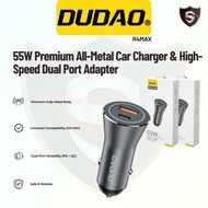 Car Charger DUDAO R4 Max 55W PD QC 3.0 Fast Charging Untuk iPhone Android