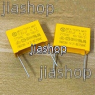 10Pcs 0.82uf X2 Safety Capacitors 275VAC 275V 474K Polypropylene Film Capacitor Lead Pitch 22.5mm on