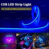 BMW COB LED Strip Lights 12V 24V 10m Cuttable LED Light for Trunk Car Motorcycle Eletric Bike Home B