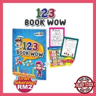 Buku Latihan Tracing Nombor 123 Book Wow , buku prasekolah