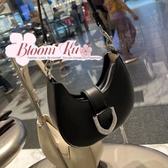 Gabine Leather bag hardware Crystal Saddle shoulder hobo crossbody CK shoulder bag CK6606069