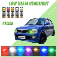 PERODUA KELISA LOW BEAM HEADLIGHT LED BULB RGB Small HeadLamp Mentol Lampu Senja Kecil Spotlight T10