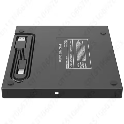 External CD/DVD Drive USB3.0 Type-C CD/DVD Player Compatible with Win OS CD Reader Rewriter TF for M