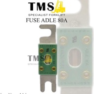 Fuse 80A Adle Ando Glass Copper Laminated Forklift Fuse 32V - 125V
