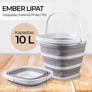 Foldable Collapsible Water Bucket 10L