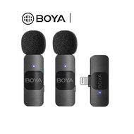 BOYA BY-V1/V2 BY-V10 / BY-V20 / Ultracompact 2.4GHz Wireless Mic Noise Cancellation Microphone Lavalier Mic