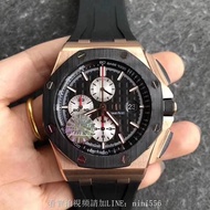 AP_ audemars_ royal oak offshore series 26401 ro ceramic ring 18 k gold case automatic male table 44 mm NOOB