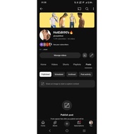 Youtube channel 1.27k subs