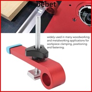 BEBET T Track Clamps Kit, Red T Slots T Track Clamp, Accessories Adjustable Aluminum Alloy T Track H