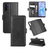 For OPPO Reno 3A Japan Leather Wallet Flip Cover Vintage Magnet Phone Case For OPPO Reno 3A Japan Co